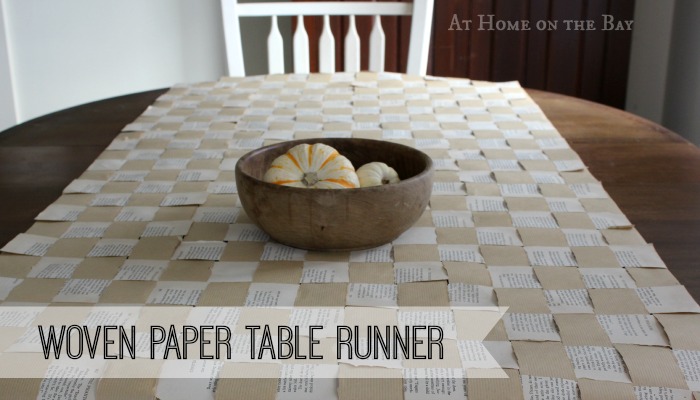 Woven Paper Table Runner